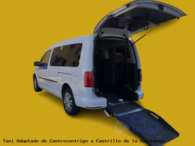 Taxi accesible de Castrillo de la Valduerna a Castrocontrigo